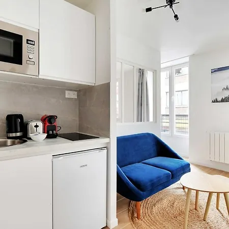 Cosy Modern Studio Menilmontant Appartement Paris