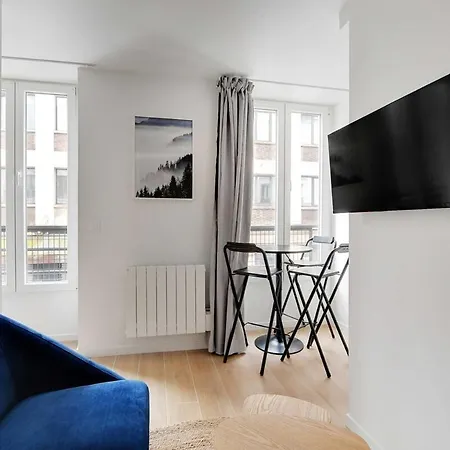 Cosy Modern Studio Menilmontant Daire *